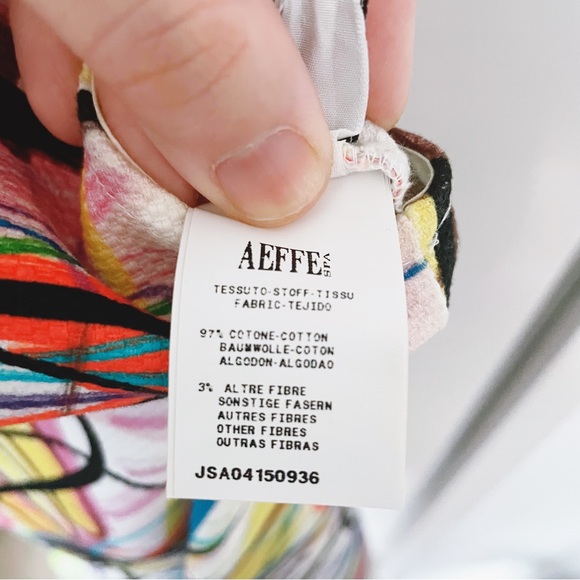 NWOT Jeremy Scott abstract scribble crayon print  Dress - Picture 6 of 6